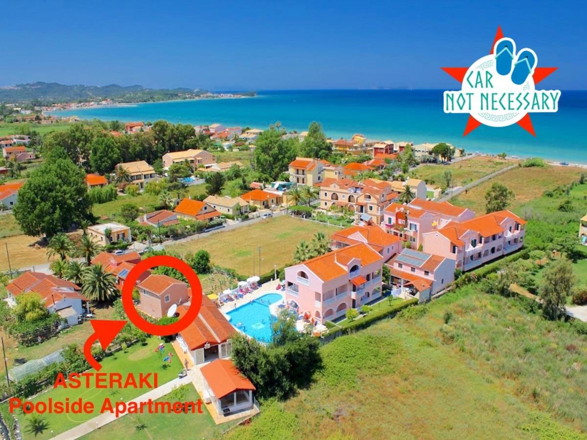 Asteraki Poolside Apartment By Dadovillas Acharavi  Zewnętrze zdjęcie
